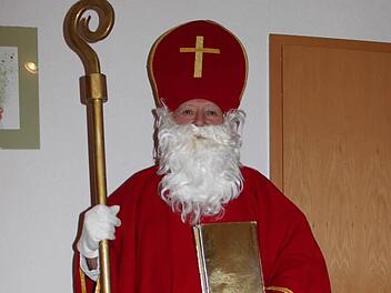 So sieht Georg Sittler als Nikolaus aus.  Foto: Sabine Herteux