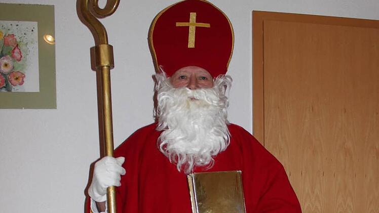 So sieht Georg Sittler als Nikolaus aus.  Foto: Sabine Herteux
