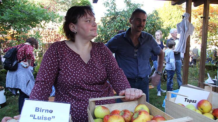 Als Direktvermarkter hatte die Familie Schorn Äpfel und Birnen im Angebot.