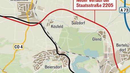 Die alte und neue Trassenführung im Vergleich.