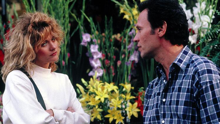 Sally (Meg Ryan) ist laut Harry eine Frau "von der schlimmsten Sorte: Du h&auml;ltst dich f&uuml;r nicht anstrengend, bist aber furchtbar anstrengend."