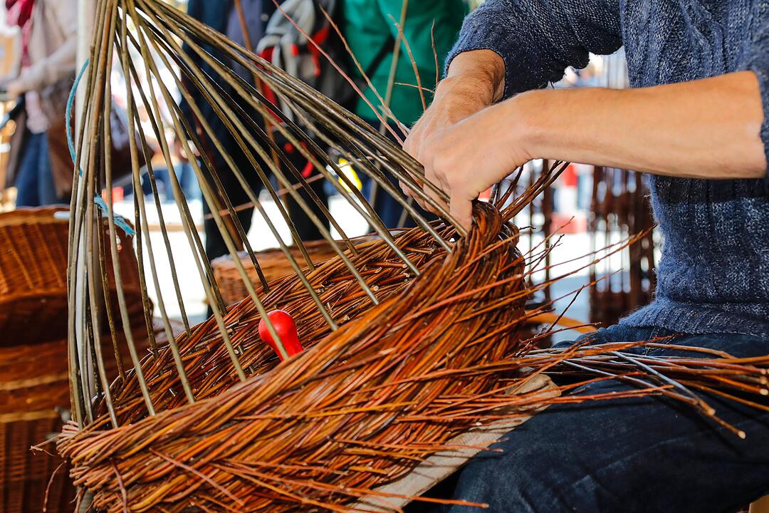 Korbmarkt in Lichtenfels am Samstag