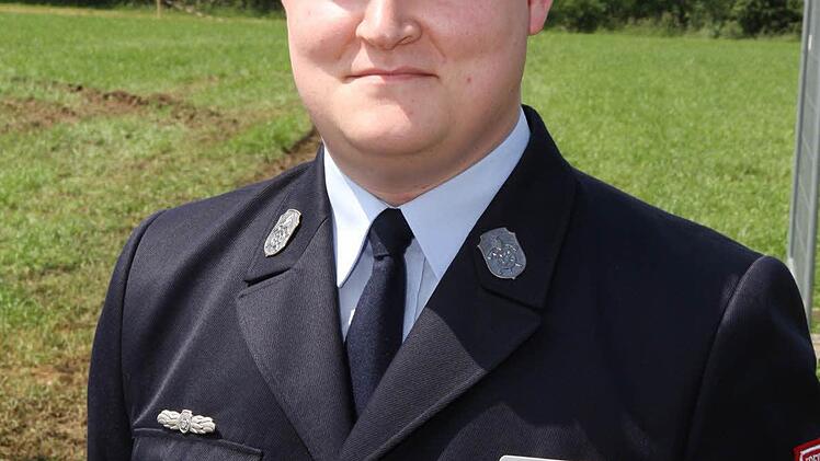 Der neue Kreisbrandmeister Florian Burkhardt  Foto: Mathias Erlwein