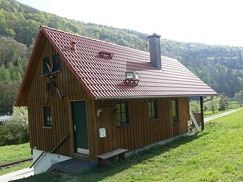 Die schmucke Skihütte am Schützenberg in Muggendorf Foto: Paul Pöhlmann