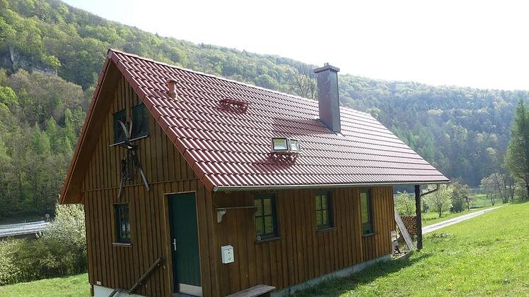 Die schmucke Skihütte am Schützenberg in Muggendorf Foto: Paul Pöhlmann
