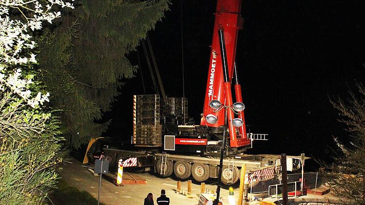 Arbeiten an der "Ewigen Brücke". Foto: Veronika Schadeck