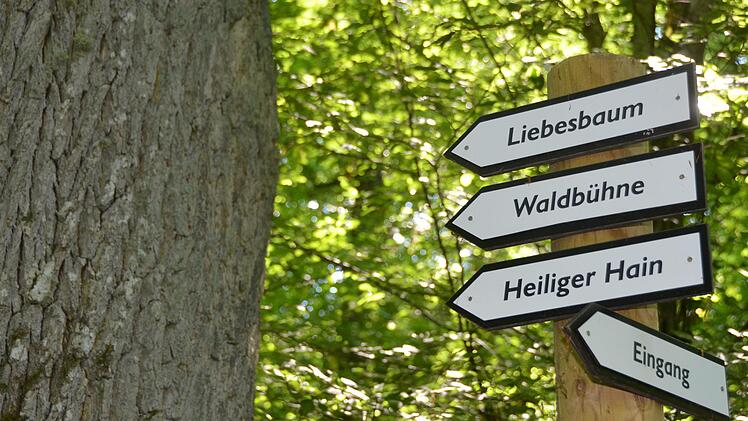 Installationen im Wald der Seele.Peter Rauch