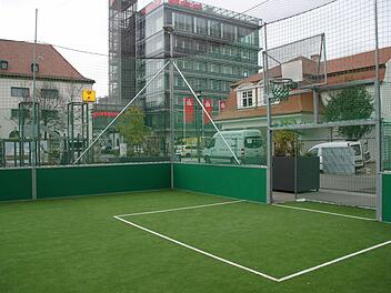 Eine Schlägerei am Kulmbacher Soccer-Court hatte jetzt ein Nachspiel vor Gericht. Foto: Archiv