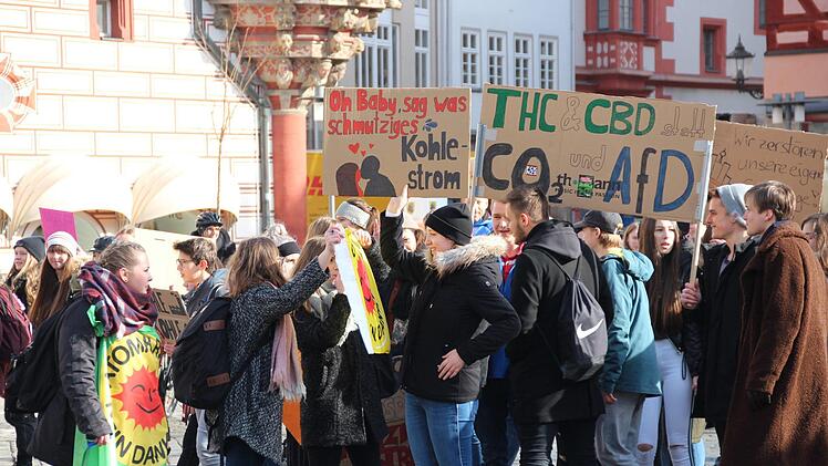 Schüler-Demo in Coburg für mehr Umwelt- und KlimaschutzOliver Schmidt