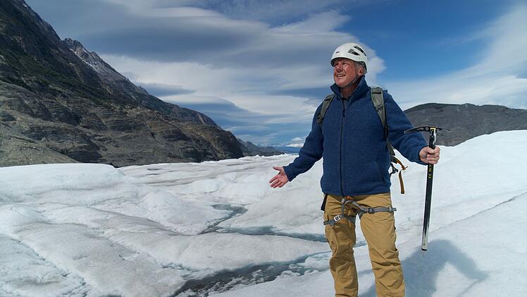 In Patagonien erlebt Geologe Colin Devey hautnah, wie Gletscher und Wind über Jahrtausende hinweg die Landschaft modellieren.