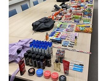 Ladendieb mit umfangreichem Diebesgut festgenommen