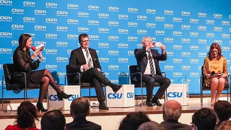 CSU-Neujahrsempfang und 75. Geburtstag im Hegelsaal der Konzert- und Kongresshalle. Foto: Barbara Herbst