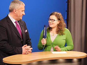 Antonia Pechtold im Gespräch mit Ludwig Spaenle.