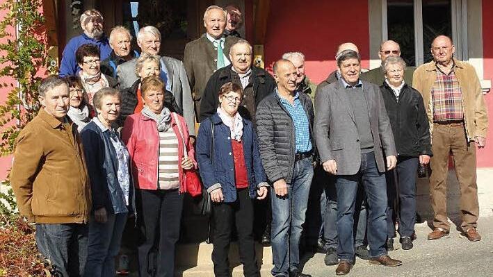 Die Gössersdorfer beim Schultreffen Foto: Dieter Wolf