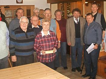Die geehrten Mitglieder des OGV Wiesen Foto: privat