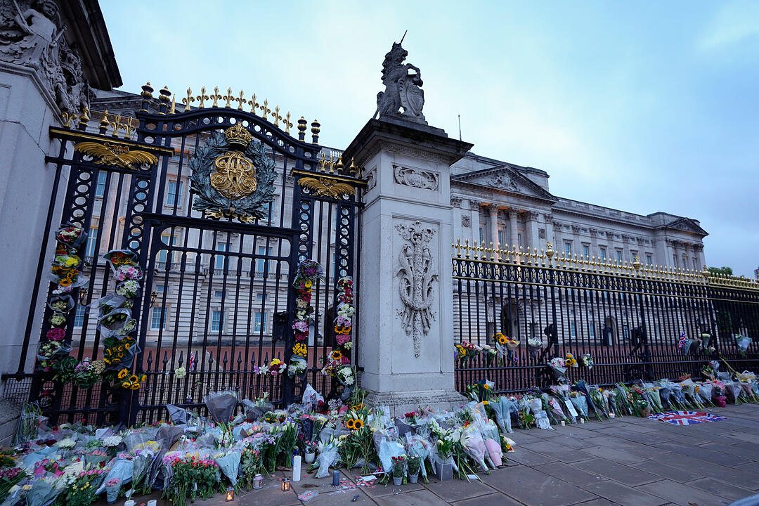 Nach dem Tod von Königin Elizabeth II. - London