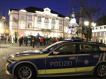 Bild von der letzten Montags-Demo in Kulmbach