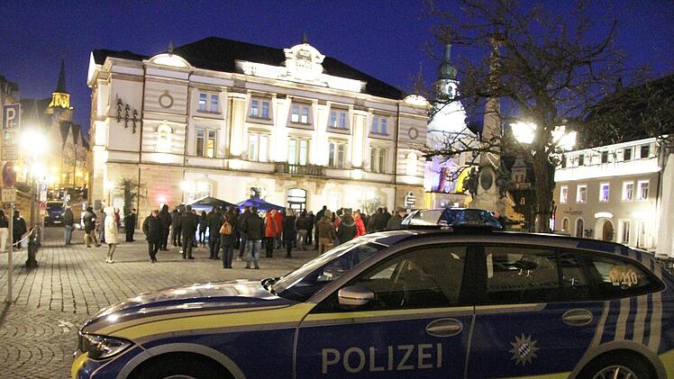 Bild von der letzten Montags-Demo in Kulmbach