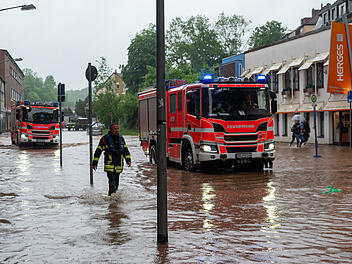 Überschwemmungen in Saarbrücken