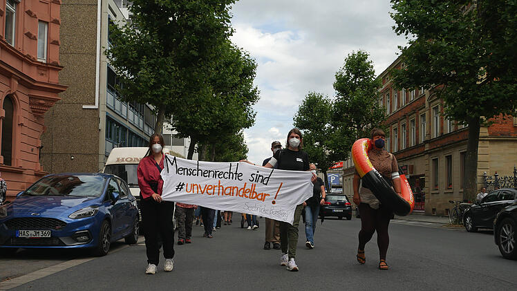 Bamberg: Demo f&uuml;r Seenotrettung am 07.08.2021