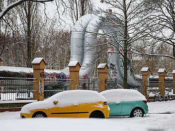 Winter in Leipzig - Fernw&auml;rme