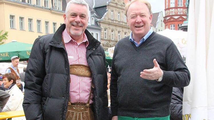 Norbert Tessmer (SPD, links) und Hans Michelbach (CSU) Foto: Simone Bastian