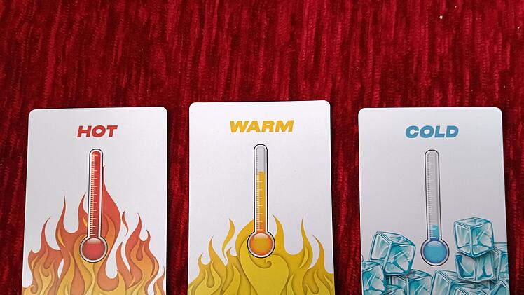 Spiele-Test "Hot and Cold" von Game  Factory: Innnovatives Kommunikationsspiel für Partys