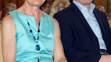 Begeistert, glücklich und ein wenig wehmütig - Irmgard Bauerfeind und ihr Mann Reinhard bei der Verabschiedungsfeier