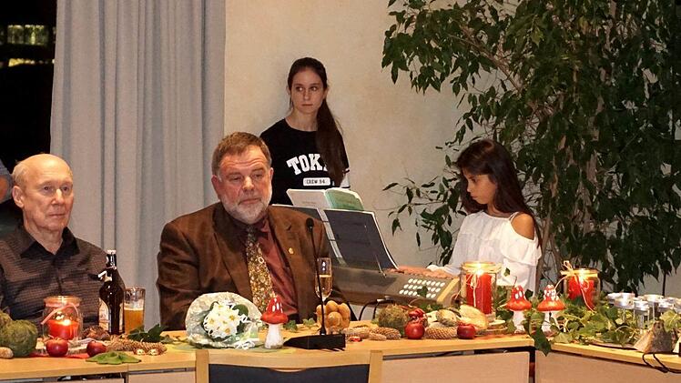 Beim Neujahrsempfang in WeisendorfRichard Sänger