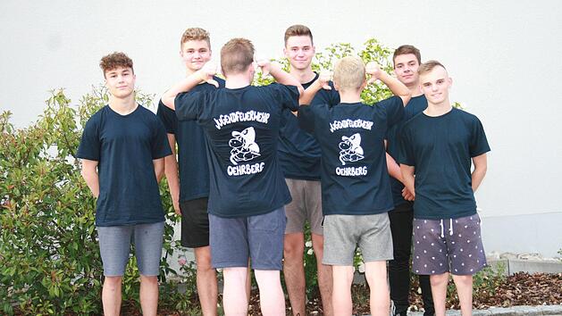 Wo Jugendfeuerwehr Oehrberg drauf steht, ist auch Jugendfeuerwehr drin! Foto: Gabi Sell