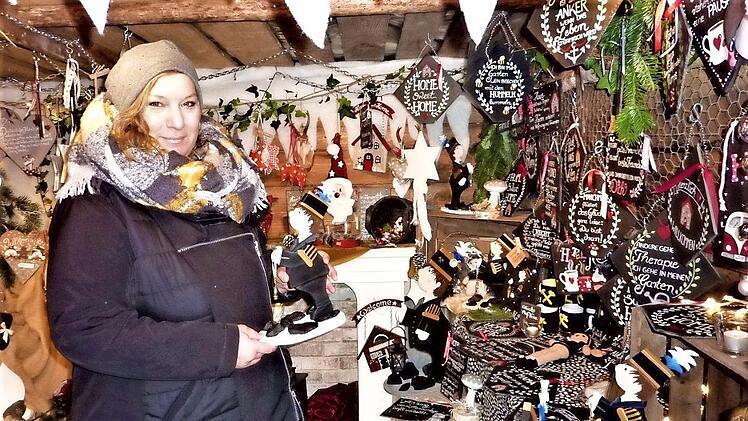Sandra Brauer präsentierte zauberhafte Bastelarbeiten.
