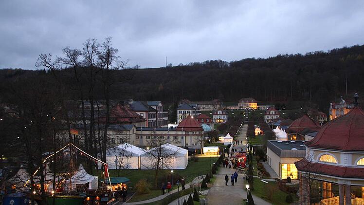 Märchenhafter Winterzauber 2015 im Staatsbad Bad Brückenau.  Foto: Ulrike Müller