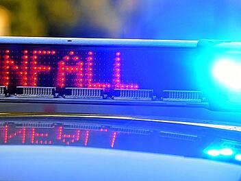 Polizei sichert Unfallstelle