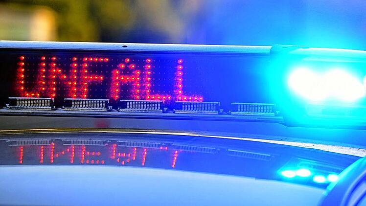 Polizei sichert Unfallstelle