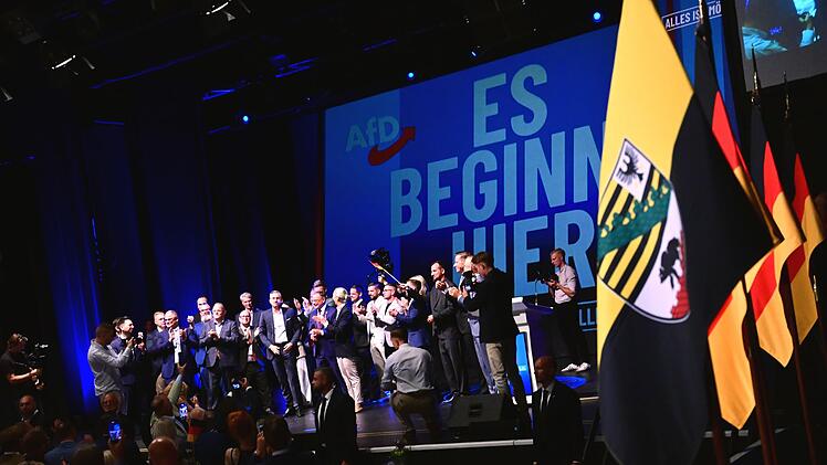 Landtagswahl in Sachsen-Anhalt - Wahlparty AfD