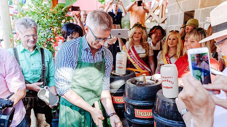 Der Bieranstich auf dem Annafest fällt in diesem Jahr aus. Foto: Stadt Forchheim