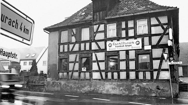 Vor 1996 sah das Gasthaus in Oberreichenbach nicht wirklich hübsch aus.