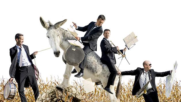 Stets zu Scherzen aufgelegt: Die Band "Echos of Swing". Sascha Kletzsch