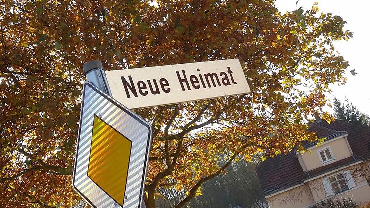 Sprechende Straßennamen: Neue Heimat in Coburg.Foto: Jochen Berger