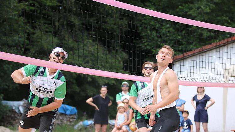 Beachvolleyball-Turnier in Oberbach. Sebastian Schmitt