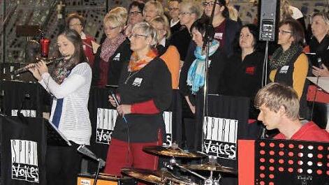 "Spirit Voices" beim Konzert in der Sankt Laurentius Kirche Foto: Privat