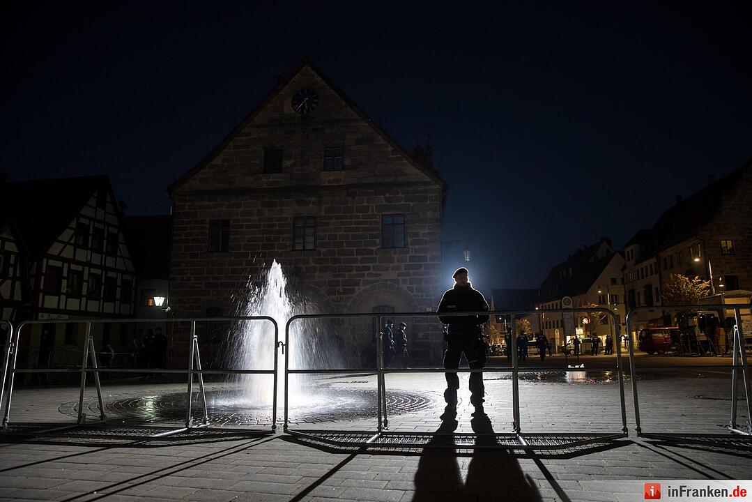 Geistlicher Abend mit Zentralrat der Muslime - Demonstration
