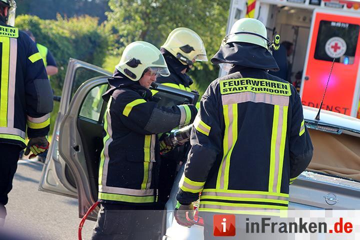 Landkreis Fürth: Frontalkollision bei Zirndorf