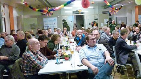 Blick in die Zuschauerreihen