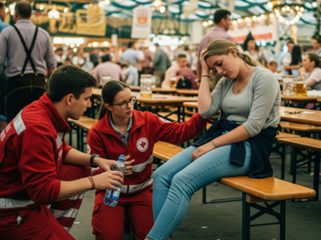 Nadel-Attacke auf bayerischem Bürgerfest?