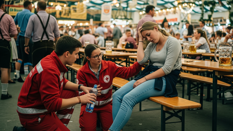 Nadel-Attacke auf bayerischem Bürgerfest?