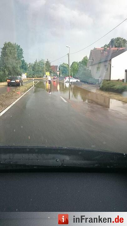 Gewitter in Franken am Mittwoch