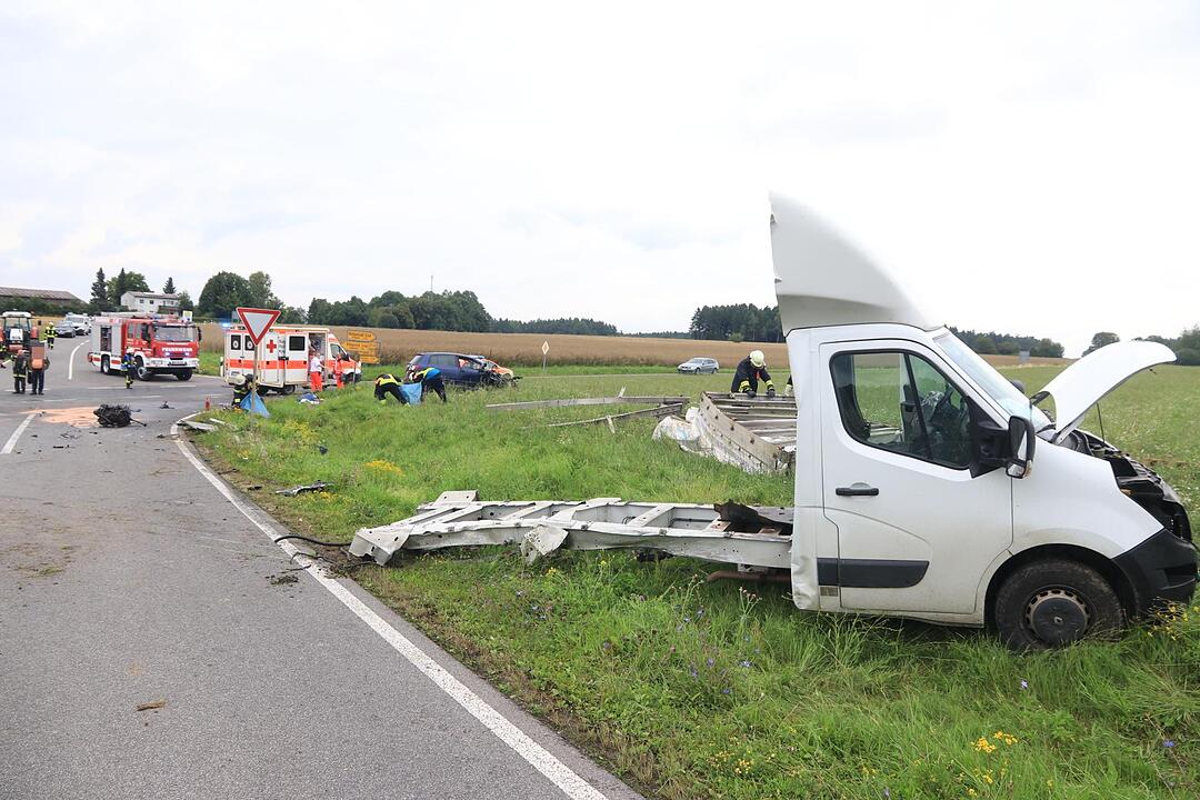 Schwerer Unfall im Landkreis Bamberg