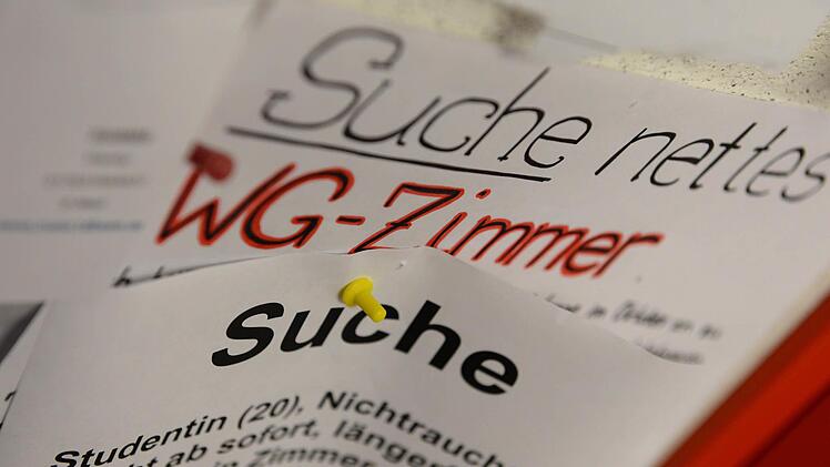 Nah an der Hochschule und günstig wollen Studenten wohnen. In Bayreuth kann man dabei wählerischer sein als in Erlangen. Foto: Felix Kästle/dpa