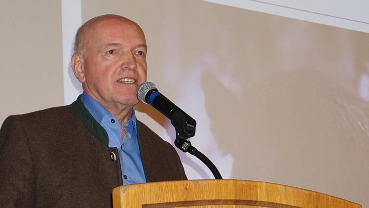 Thomas Habermann bei seiner rede.  Foto: Marion Eckert